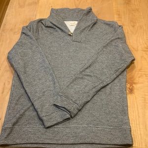 Marine Layer shawl collar knit cotton sweater